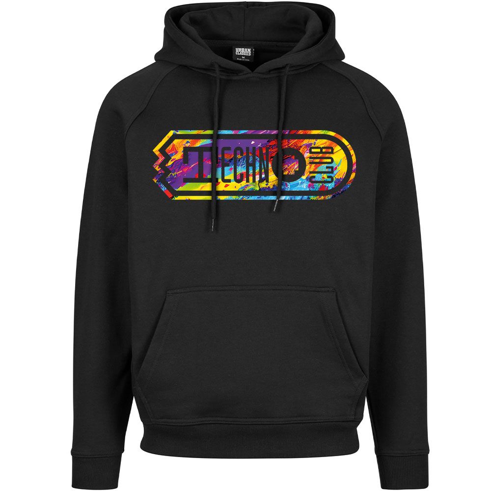 Technoclub "Colorful Explosion" Essential-Hoodie by Urban Classics (Unisex)