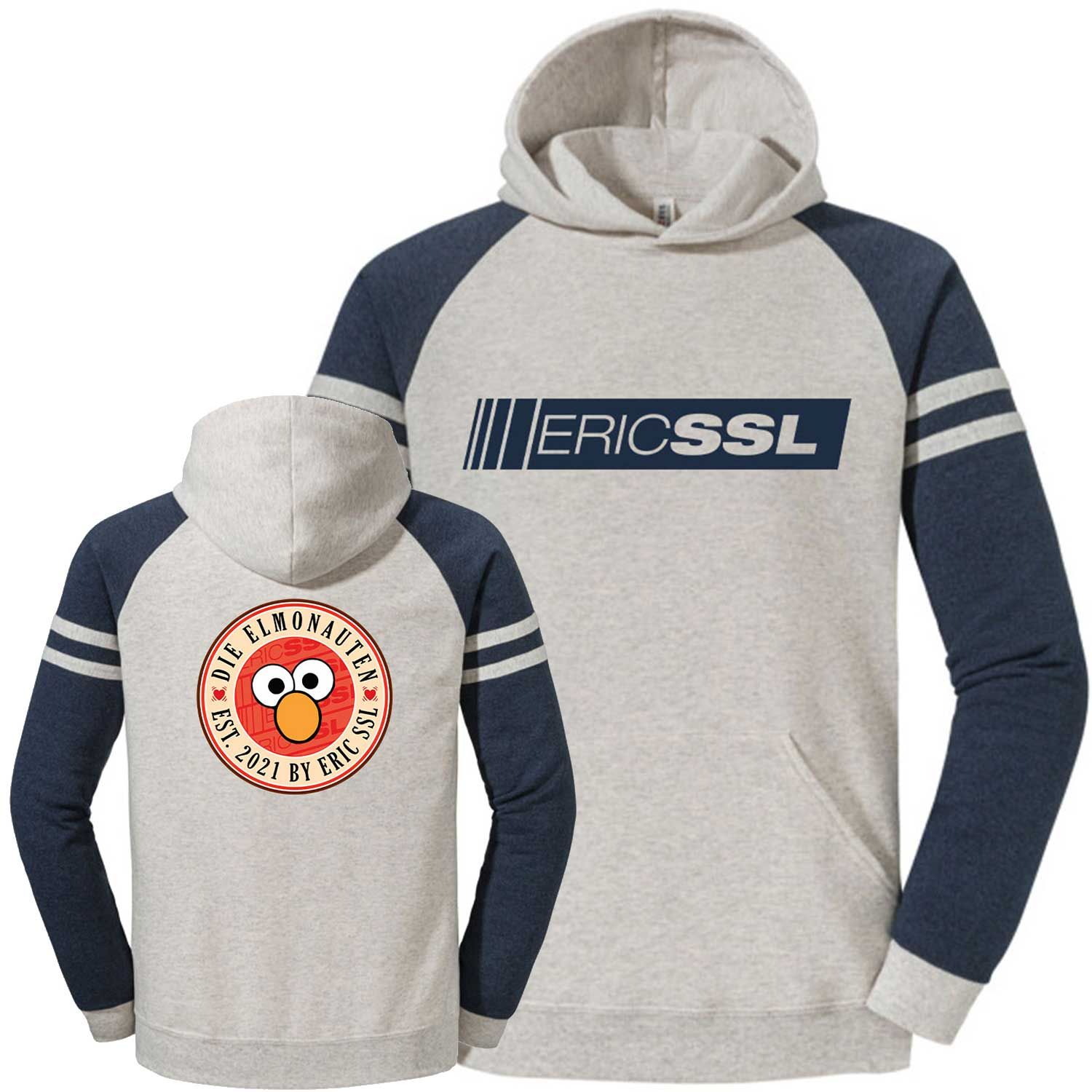 Eric SSL - Die Elmonauten - Varsity-Hoodie (Unisex)
