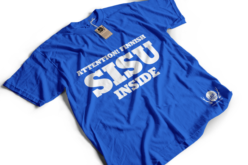 "Attention! Finnish SISU inside" T-Shirt (Men)