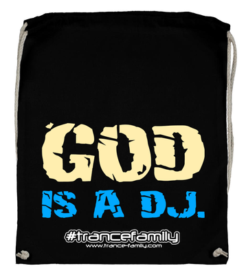 God is a DJ. (#trancefamily Backpack)