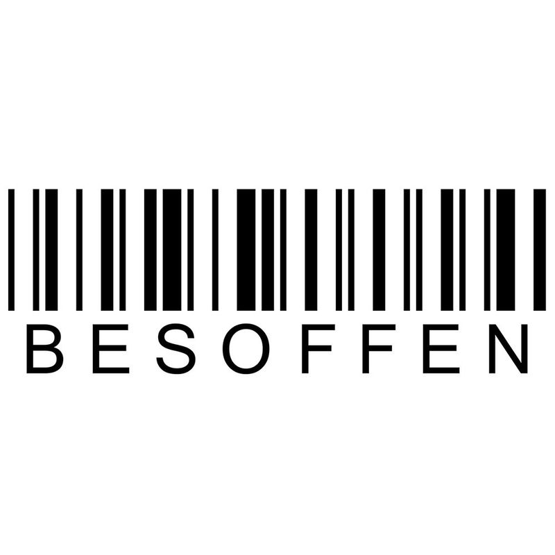 "Besoffen (Barcode)" Tasse