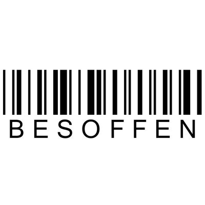 "Besoffen (Barcode)" Tasse