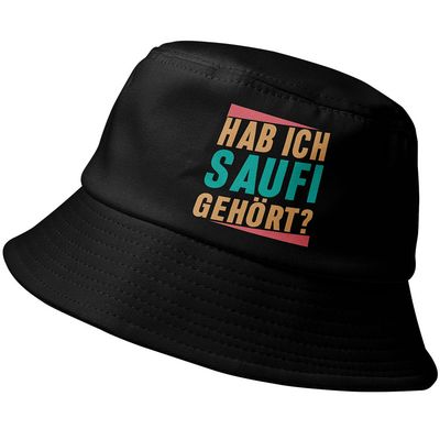 "Hab ich Saufi gehört?" Fischerhut (Vintage Edition)