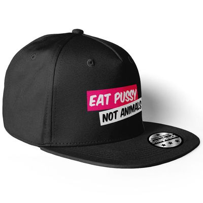 "Eat Pussy, not Animals" Snapback (8 Varianten)