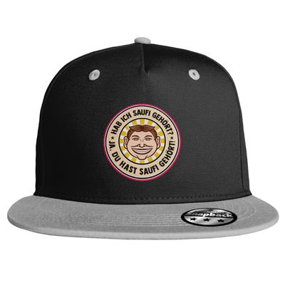 "Hab ich Saufi gehört? Ja, du hast Saufi gehört" Snapback (8 Varianten) Face-Edition
