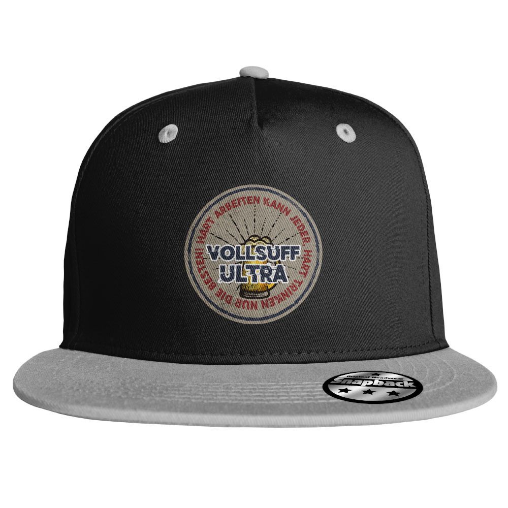 "Hart arbeiten kann jeder, hart trinken nur die Besten - Vollsuff Ultra" Snapback (8 Varianten)