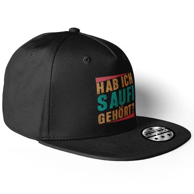 "Hab ich Saufi gehört?" Snapback (8 Varianten) Vintage-Edition