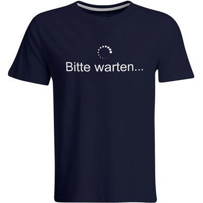 Bitte warten... T-Shirt (Herren, Rundhals Ausschnitt) Bitte warten... T-Shirt (Herren, Rundhals Ausschnitt)