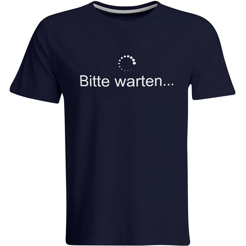 Bitte warten... T-Shirt (Herren, Rundhals Ausschnitt) Bitte warten... T-Shirt (Herren, Rundhals Ausschnitt)