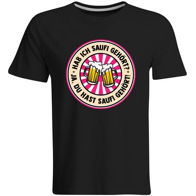Hab ich Saufi gehört? Ja, du hast Saufi gehört! T-Shirt (Biergläser Edition) Hab ich Saufi gehört? Ja, du hast Saufi gehört! T-Shirt (Biergläser Edition)