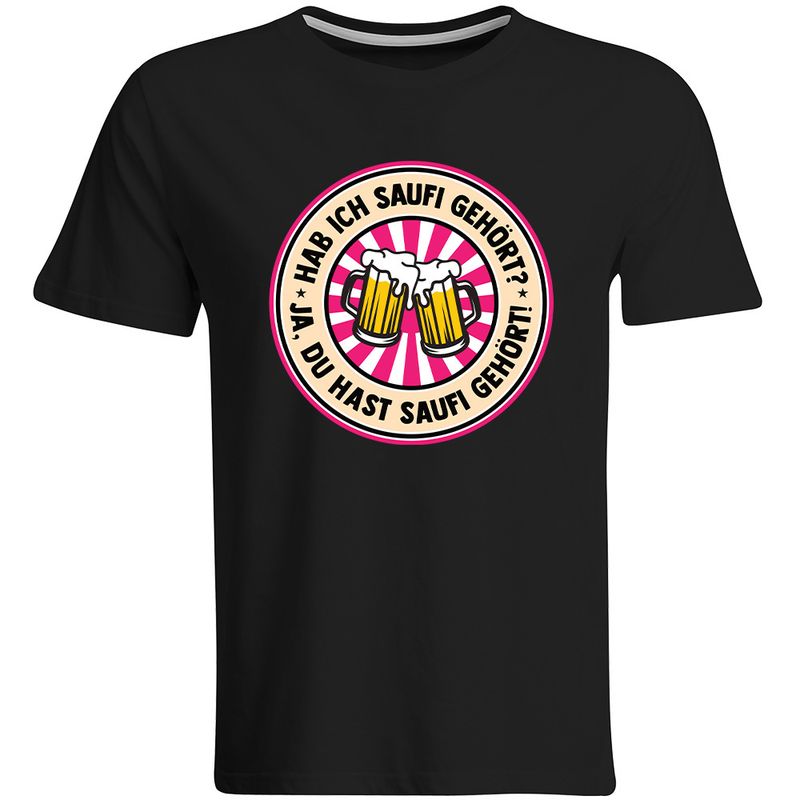 Hab ich Saufi gehört? Ja, du hast Saufi gehört! T-Shirt (Biergläser Edition) Hab ich Saufi gehört? Ja, du hast Saufi gehört! T-Shirt (Biergläser Edition)