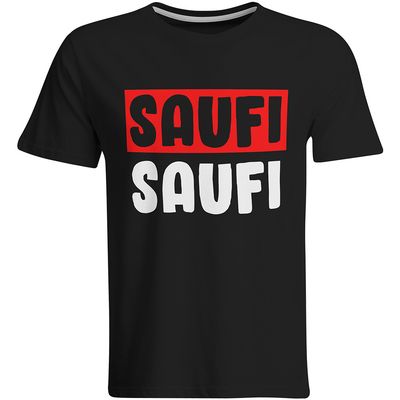 Saufi Saufi T-Shirt (Herren, Rundhals Ausschnitt) Saufi Saufi T-Shirt (Herren, Rundhals Ausschnitt)