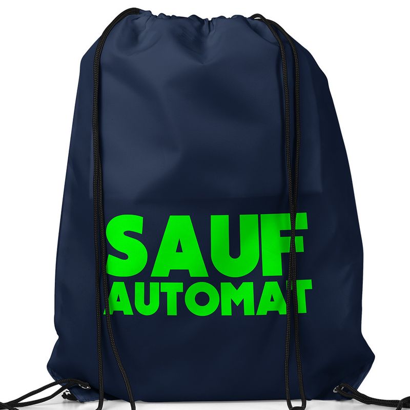 SAUFAUTOMAT Festival Bag (Farbe Navy/Grün)