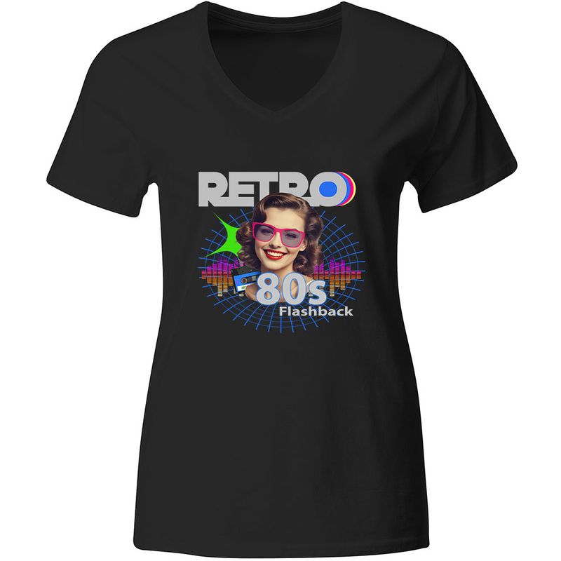 Retro 80s Flashback T-Shirt (Women) Retro 80s Flashback T-Shirt (Women)