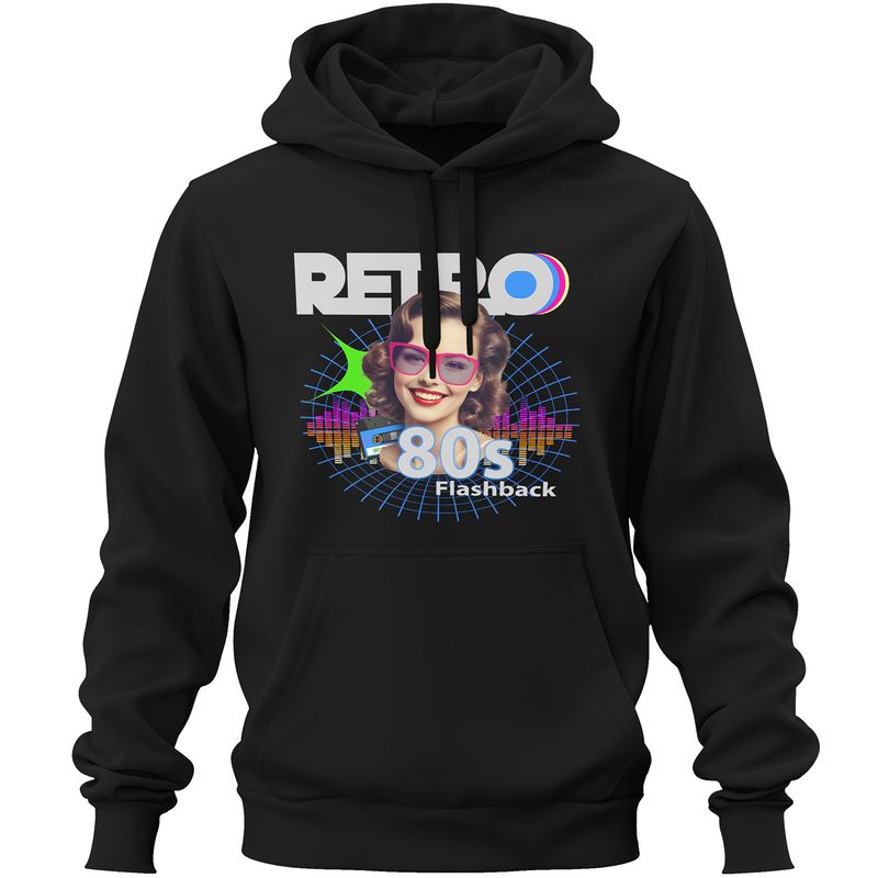Retro 80s Flashback Premium Hoodie (Unisex) Retro 80s Flashback Premium Hoodie (Unisex)