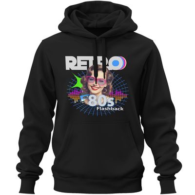Retro 80s Flashback Premium Hoodie (Unisex) Retro 80s Flashback Premium Hoodie (Unisex)