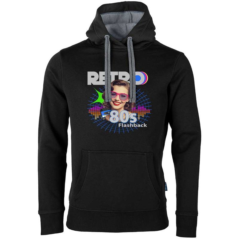 Retro 80s Flashback Luxury Hoodie (Unisex)