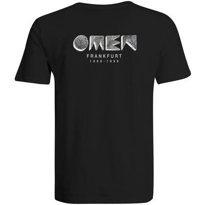 OMEN Frankfurt T-Shirt (Unisex / Rundhals) Design: Negativ Logo vorne klein, hinten groß