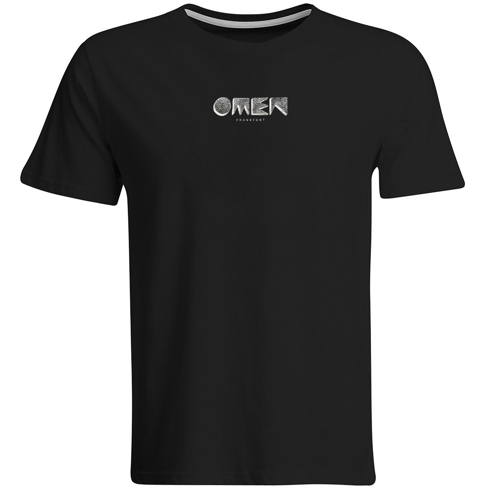 OMEN Frankfurt T-Shirt (Unisex / Rundhals) Design: Negativ Logo vorne klein, hinten groß