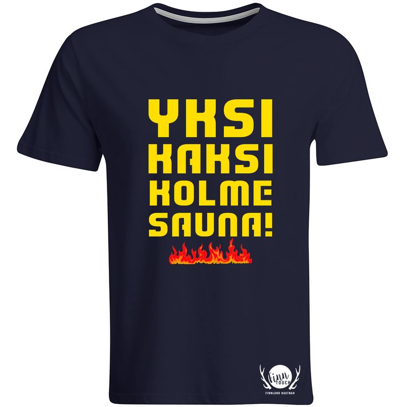 "Yksi Kaksi Kolme Sauna!" T-Shirt (Men)