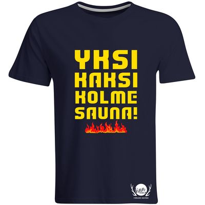 "Yksi Kaksi Kolme Sauna!" T-Shirt (Men)