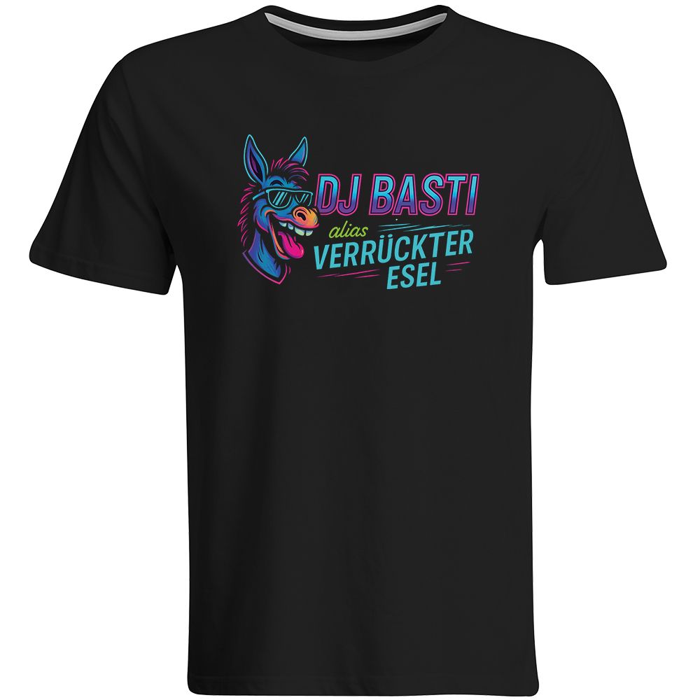 DJ Basti alias "Verrückter Esel" T-Shirt (Men)