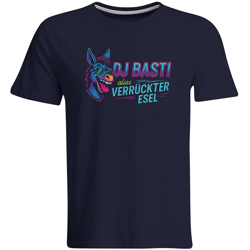 DJ Basti alias "Verrückter Esel" T-Shirt (Men)