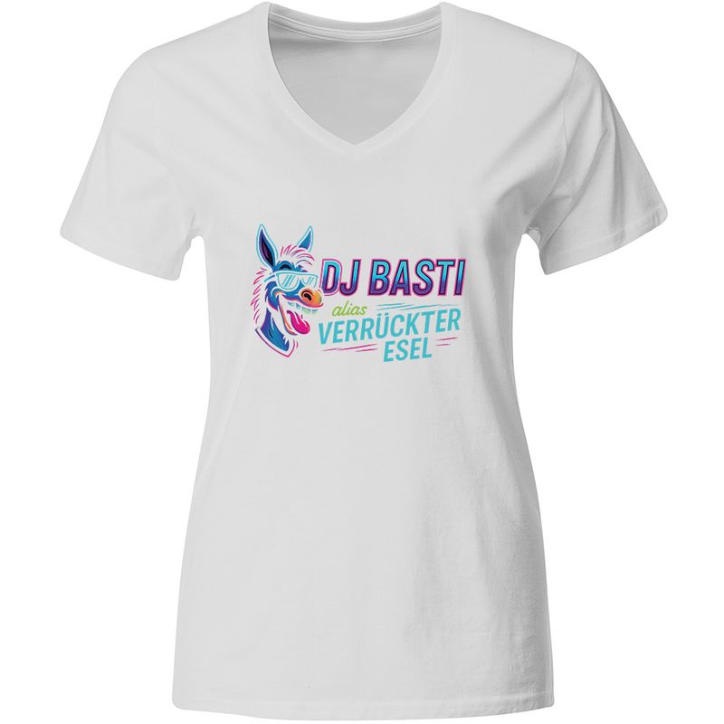 DJ Basti alias "Verrückter Esel" T-Shirt (Women)