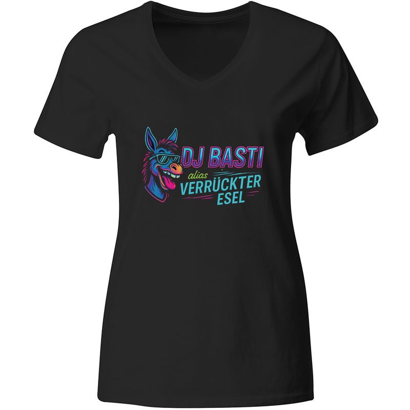 DJ Basti alias "Verrückter Esel" T-Shirt (Women)