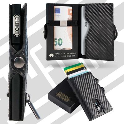 Technoclub-Wallet mit Gravur und Personalisierung