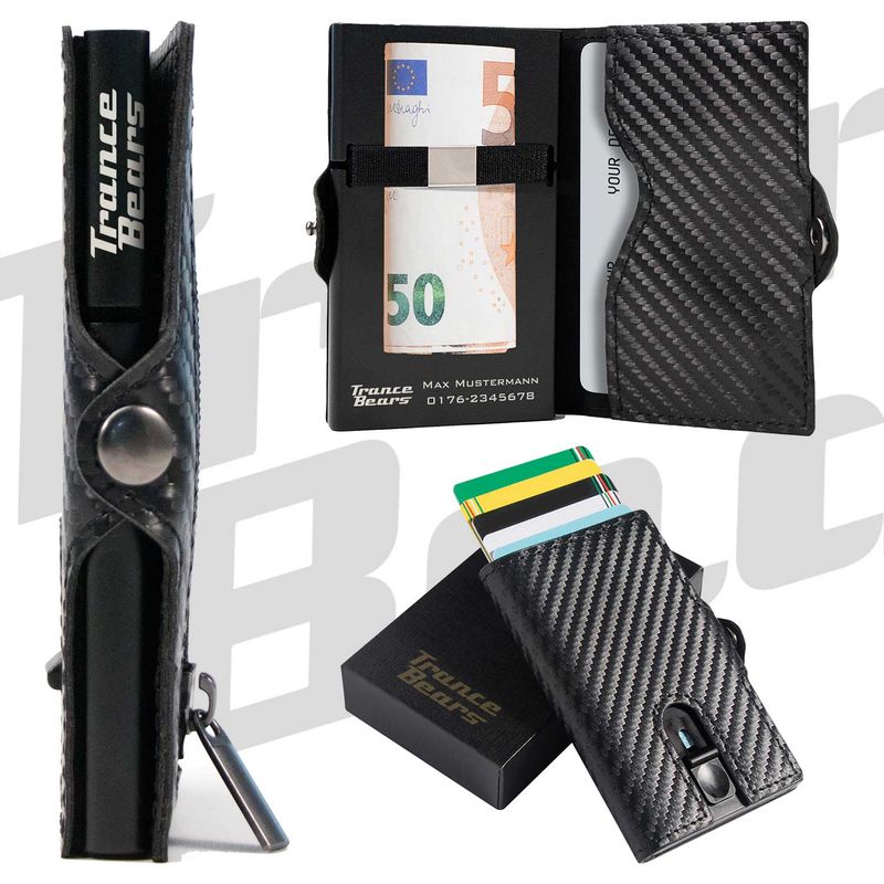 Trance Bears Wallet mit Gravur und Personalisierung
