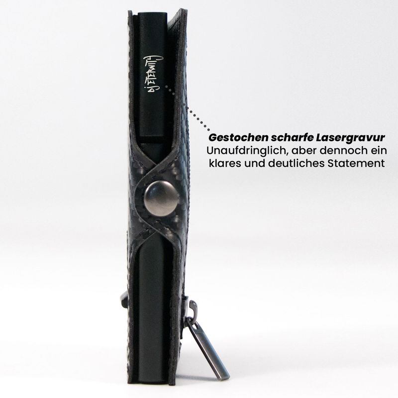 DJ Eternity Wallet mit Gravur und Personalisierung