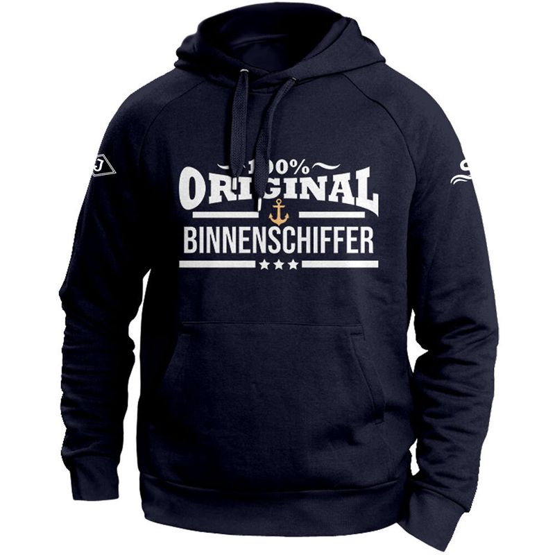 "100% original Binnenschiffer" Hoodie (Unisex)
