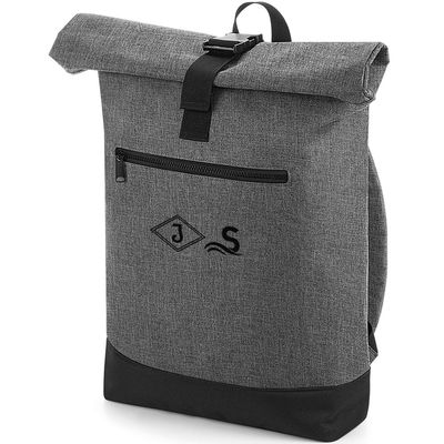 Reederei Jaegers Roll-Top Rucksack (Farbe Grau)