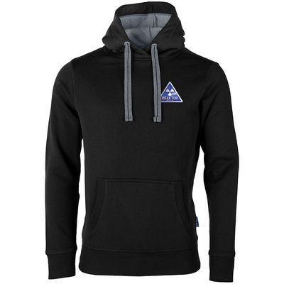 REAKTOR Luxury Hoodie | Blue-Logo vorne klein, hinten groß (Unisex)