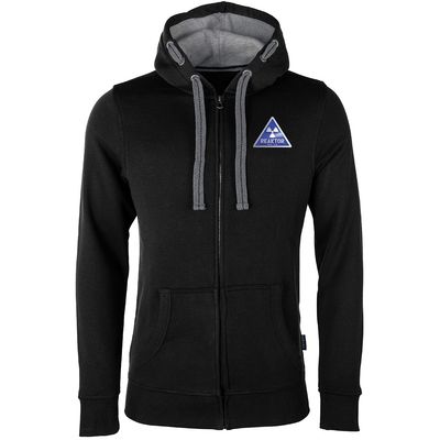 REAKTOR Luxury Zip-Hoodie | Blue-Logo vorne klein, hinten groß (Unisex) REAKTOR Luxury Zip-Hoodie | Blue-Logo vorne klein, hinten groß (Unisex)