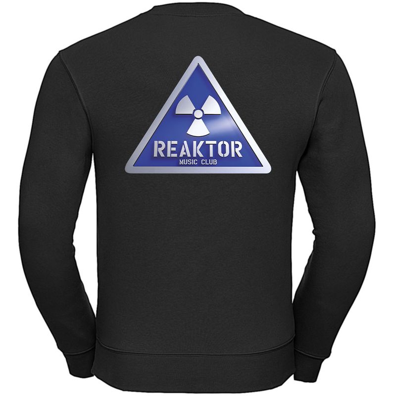 REAKTOR Authentic Sweatshirt | Blue-Logo vorne klein, hinten groß (Unisex)