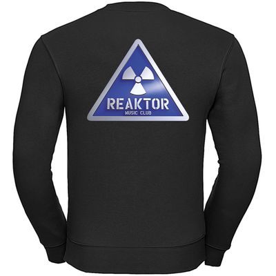 REAKTOR Authentic Sweatshirt | Blue-Logo vorne klein, hinten groß (Unisex)