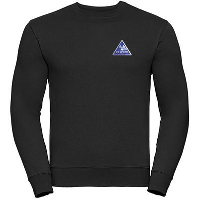 REAKTOR Authentic Sweatshirt | Blue-Logo vorne klein, hinten groß (Unisex)