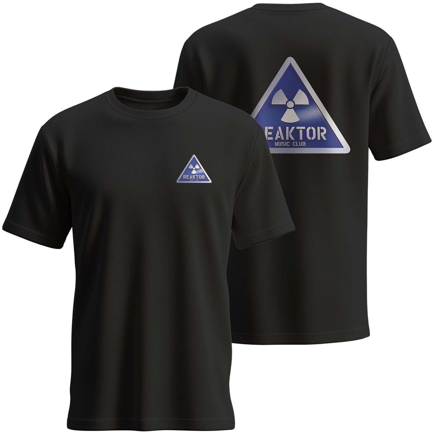 REAKTOR T-Shirt | Blue-Logo vorne klein, hinten groß (Men)