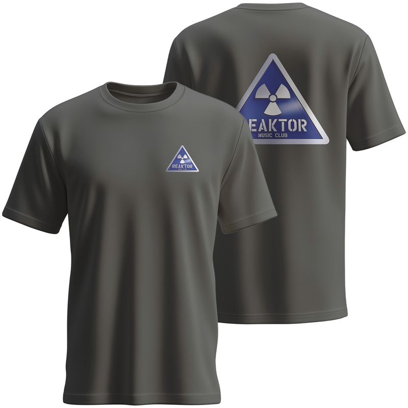 REAKTOR T-Shirt | Blue-Logo vorne klein, hinten groß (Men)