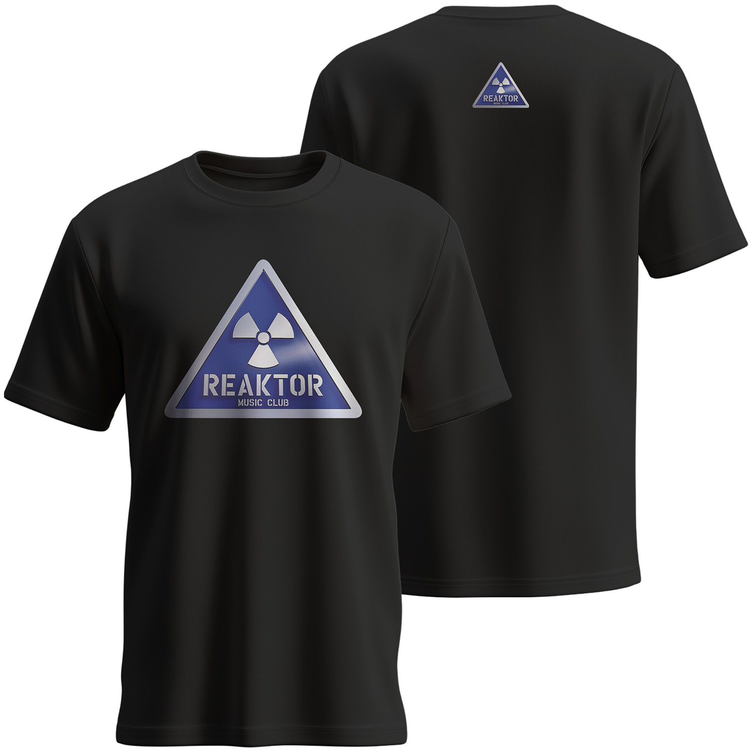 REAKTOR T-Shirt | Blue-Logo vorne groß, hinten klein (Men)