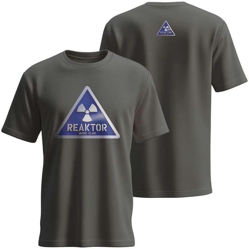 REAKTOR T-Shirt | Blue-Logo vorne groß, hinten klein (Men)