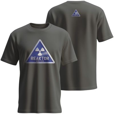 REAKTOR T-Shirt | Blue-Logo vorne groß, hinten klein (Men)