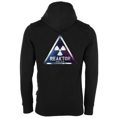 REAKTOR Luxury Zip-Hoodie | Chromelook-Logo vorne klein, hinten groß (Unisex)