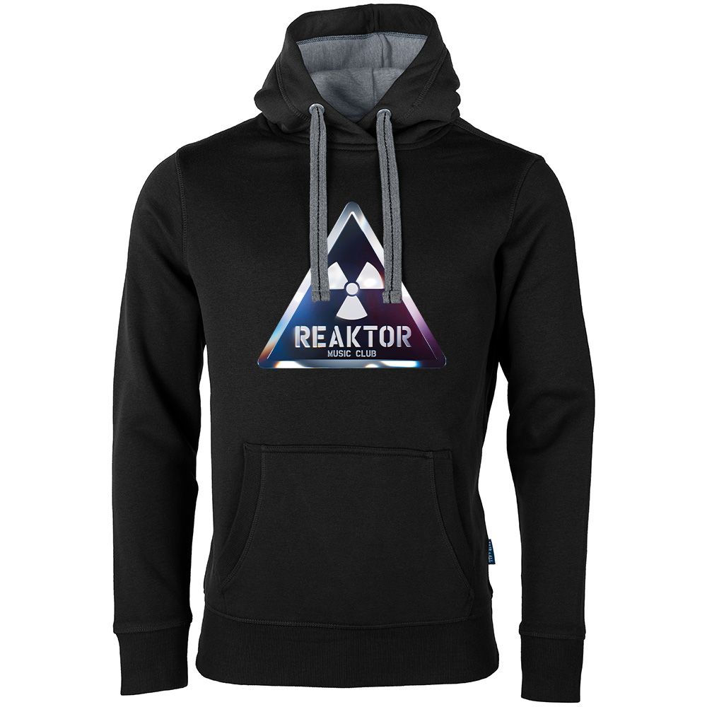 REAKTOR Luxury Hoodie | Chromelook-Logo vorne groß (Unisex)