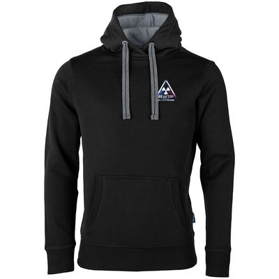 REAKTOR Luxury Hoodie | Chromelook-Logo vorne klein, hinten groß (Unisex)