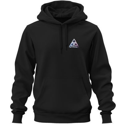 REAKTOR Premium-Hoodie | Chromelook-Logo vorne klein, hinten groß (Unisex)