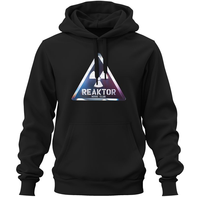 REAKTOR Premium-Hoodie | Chromelook-Logo vorne groß (Unisex)