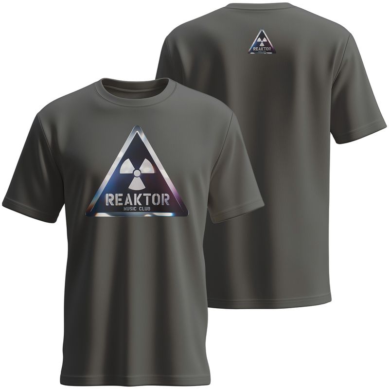 REAKTOR T-Shirt | Chromelook-Logo vorne groß, hinten klein (Men)